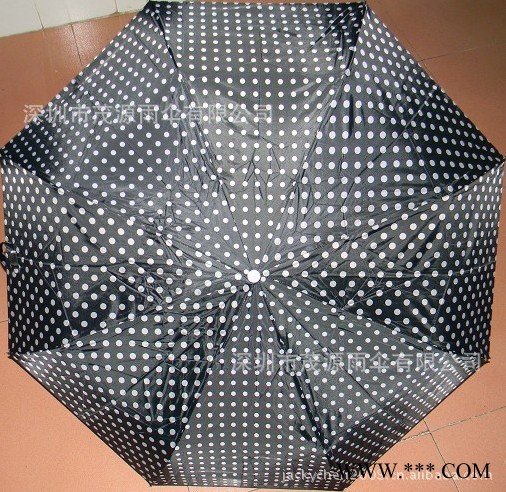 供应自主品牌myyd01太阳伞女装伞圆点银胶布伞深圳雨伞图2