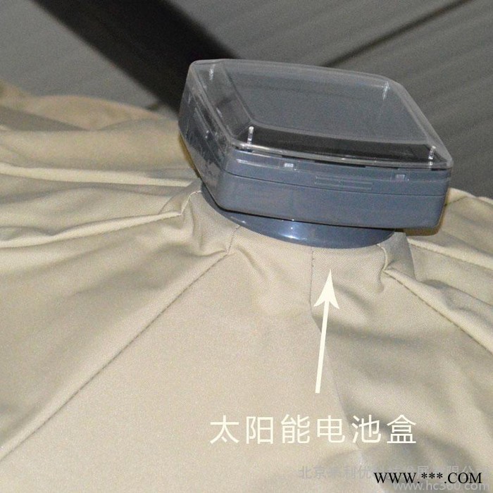 太阳能罗马伞带灯晴雨遮阳伞旋转伞太阳伞户外伞休闲伞沙滩伞图2