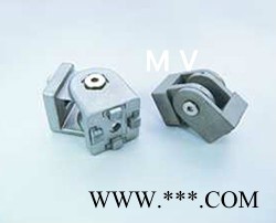 沃萱 斜角连接件 弹性扣件 活动铰链 间隔连接块 工业铝型材  铝合金型材 铝型材  非标件型材 铝型材定制 平机螺栓图4