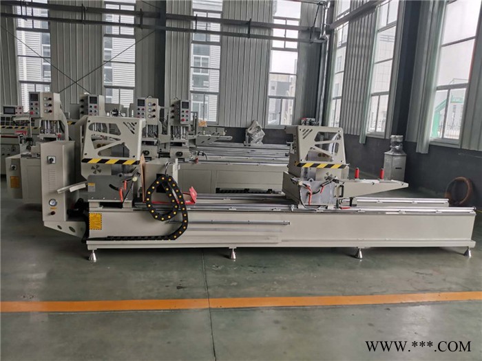 **断桥铝设备 铝型材双头切割锯 铝门窗加工设备 双头锯 数控精密锯图5