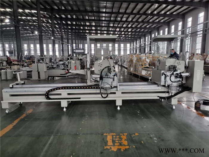 **断桥铝设备 铝型材双头切割锯 铝门窗加工设备 双头锯 数控精密锯图3