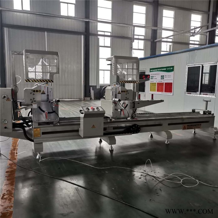 **断桥铝设备 铝型材双头切割锯 铝门窗加工设备 双头锯 数控精密锯图4