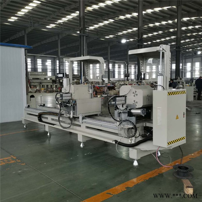 **断桥铝设备 铝型材双头切割锯 铝门窗加工设备 双头锯 数控精密锯图2
