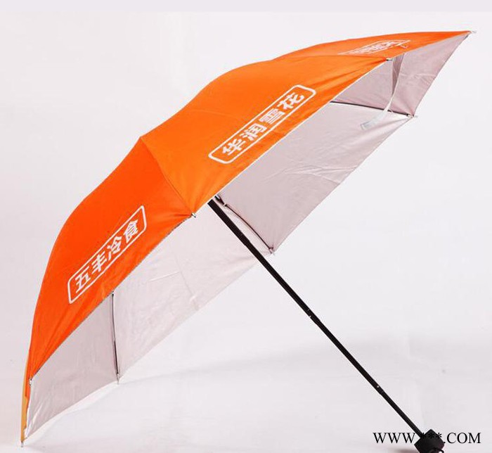 三折遮阳伞 银胶单人防晒太阳伞 折叠加固晴雨伞 广告伞定制图3