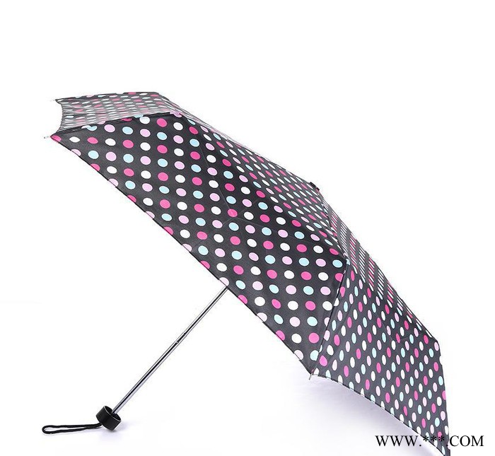 obolts女士时尚三折折叠太阳伞直  遮阳防晒超轻晴雨两用图3