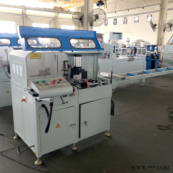 山东 明美 LJJB-450X100 铝门窗加工设备 铝门窗角码切割锯 铝型材数控角码锯  断桥铝切割锯图8