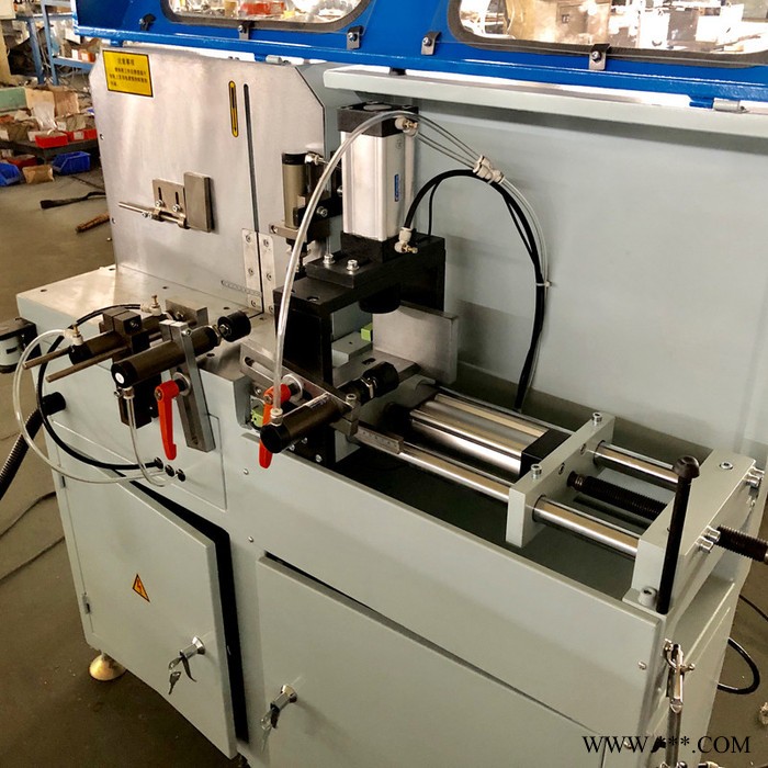 山东 明美 LJJB-450X100 铝门窗加工设备 铝门窗角码切割锯 铝型材数控角码锯  断桥铝切割锯图3