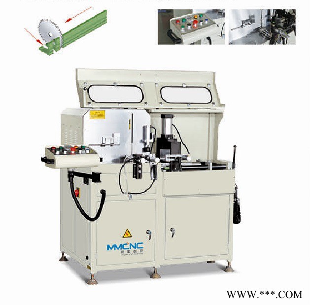 山东 明美 LJJB-450X100 铝门窗加工设备 铝门窗角码切割锯 铝型材数控角码锯  断桥铝切割锯图1