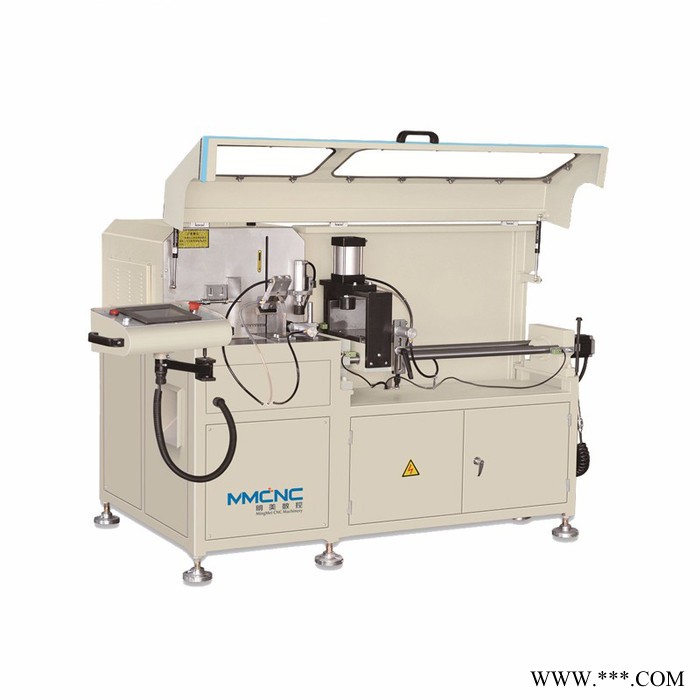 山东 明美 LJJB-450X100 铝门窗加工设备 铝门窗角码切割锯 铝型材数控角码锯  断桥铝切割锯图4