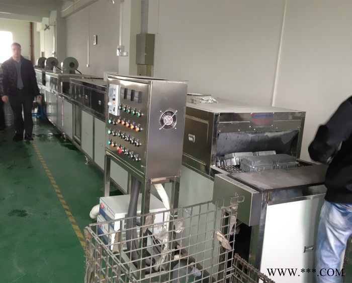履带式超声波清洗钝化线 铝型材清洗烘干机直销