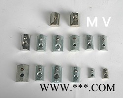 沃萱 T型螺母块 弹性螺母块 法兰螺母块 方形螺母块 工业铝型材价格  铝合金型材  非标件型材 铝型材生产厂家图2