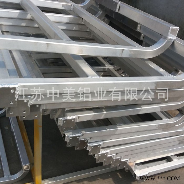 铝焊接 工程车辆用铝合金防护栏 铝合金侧护栏 护栏 铝型材焊接 厂家直供 支持定制图2
