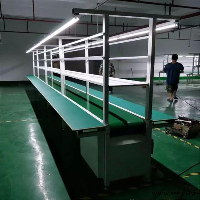 顺锋 双皮带流水线 皮带输送线 喇叭生产线 双边传送带装配线 铝型材流水线厂家图5