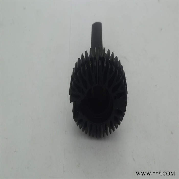 专业生产加工各式车铣灯具散热器 LED车灯铝合金散热器铝型材黑色氧化图3
