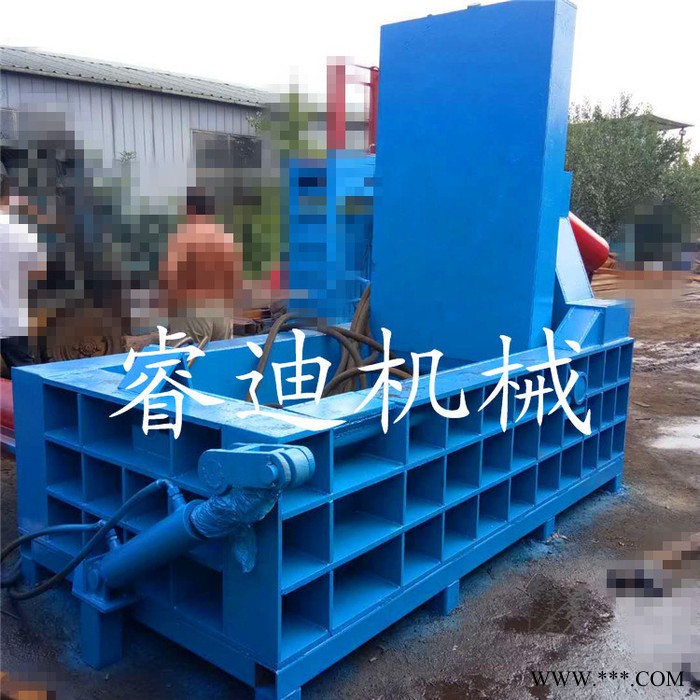 睿迪牌金属压块机 卧式160铝型材液压打包机 金属切削挤压机图6