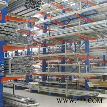 双面悬臂货架 托臂货架 钢管铝型材货架 天津货架厂定制图5