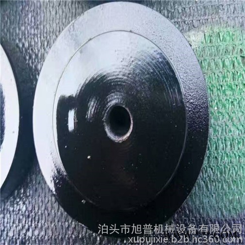 铸铁圆盘 广告牌标志牌圆形铸铁底座 警戒线隔离栏配重底座 太阳伞底座 手机相机支架底座 教练杆底座图6