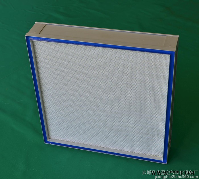 波纹型铝箔隔板高效过滤器铝型材阻力低、容尘量大FFU净化器图3