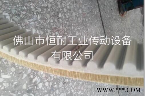 恒耐专业生产聚氨酯 输送带 HTD同步带 铝型材专用皮带图2