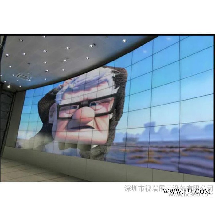 直销 液晶拼接弧形支架 铝型材框架结构图3