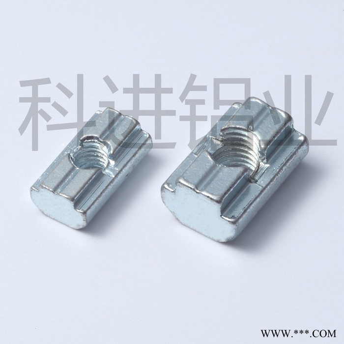 铝型材45系列专用H型滑块螺母,T型预置加厚螺母,铝型材配件图3