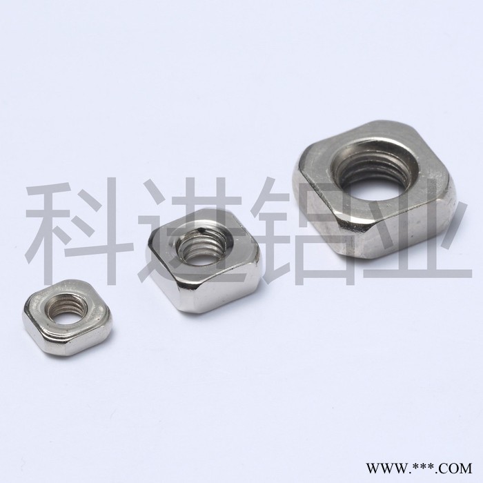 铝型材45系列专用H型滑块螺母,T型预置加厚螺母,铝型材配件图5