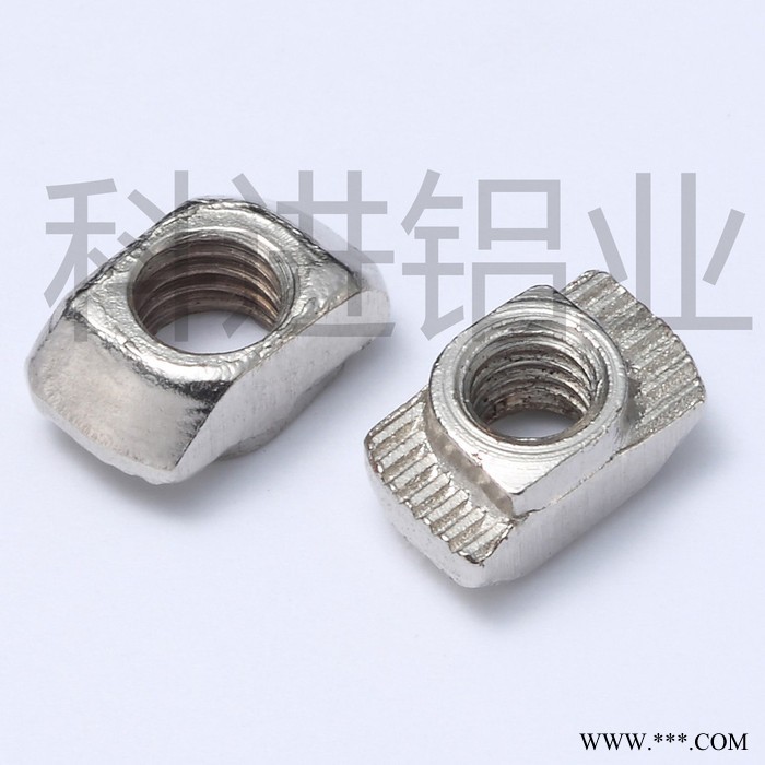 铝型材45系列专用H型滑块螺母,T型预置加厚螺母,铝型材配件图6