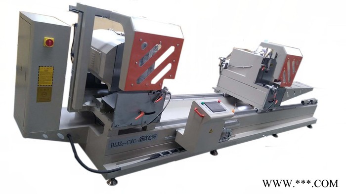 华兴数控 铝型材切割工具HLJZ2CNC-550X4200数控精密双头锯图4