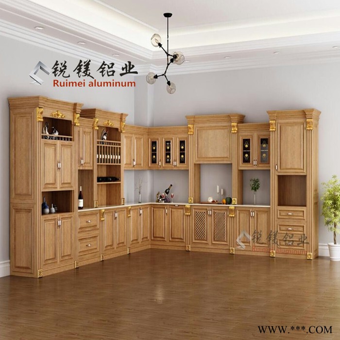 **全铝家具 全铝橱柜 吊柜地柜定制 铝型材供应图1