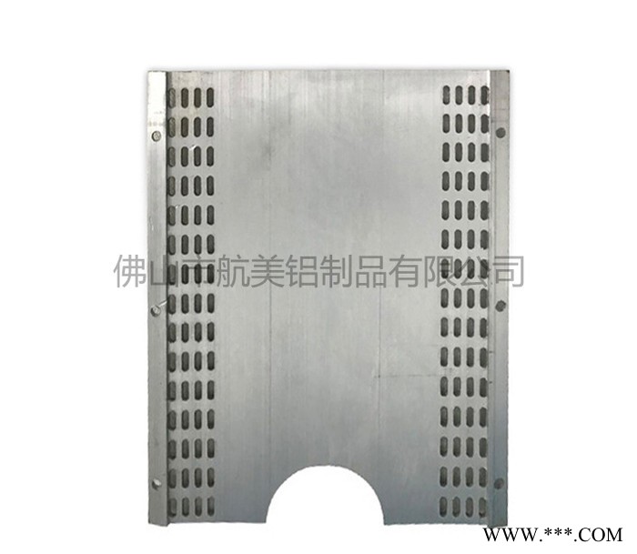 厂家定制加工电子散热板铝型材 汽车电子散热板铝型材数控加工图1