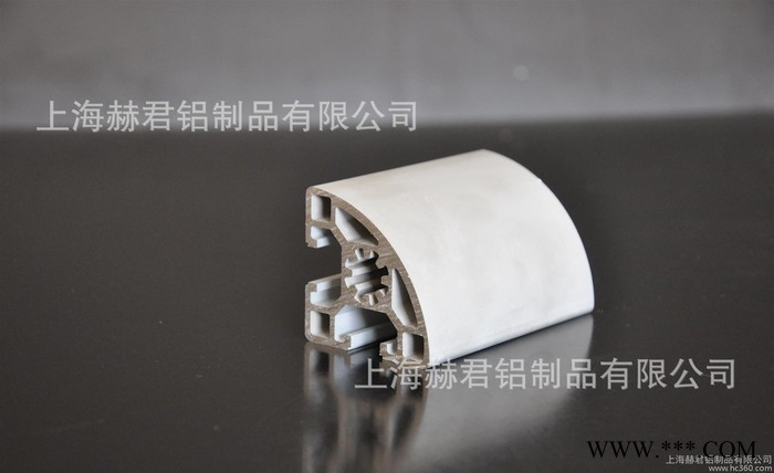 6063-T5工业自动化流水线欧标铝型材4545半圆型材 直销图1