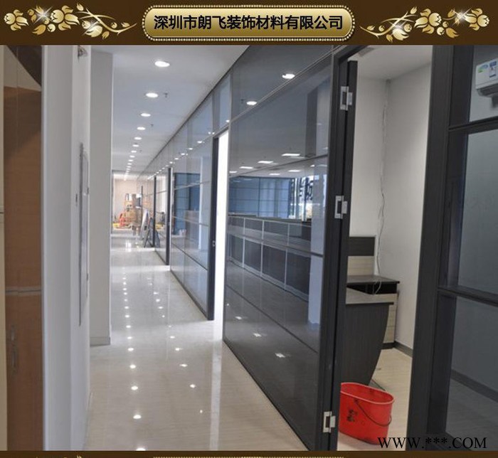 玻璃高隔铝型材 定做高隔断 玻璃高隔间  办公高隔