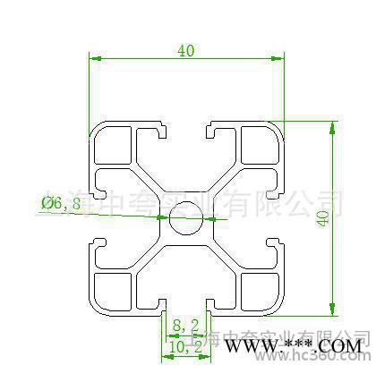 东北6063-T5工业自动化流水线国标铝型材4040E 工作图2