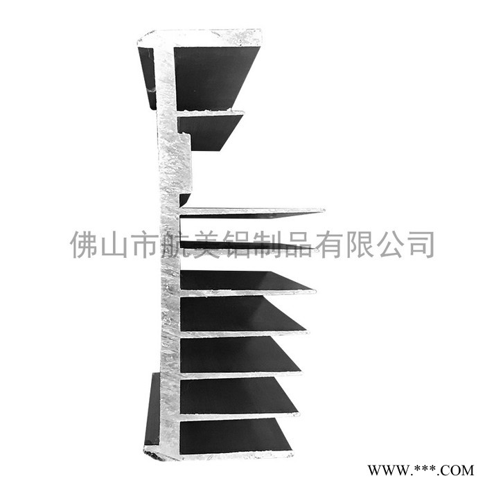 厂家加工定制灯饰散热器铝型材 家具灯饰散热器铝型材数控加工图1