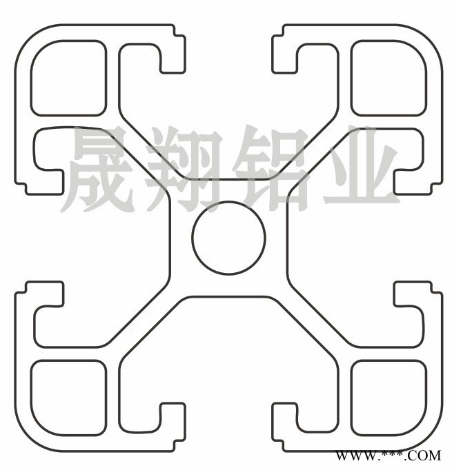 4040欧标工业铝型材流水线输送机机器人光伏支架鱼缸办公隔断设备外罩防护围栏