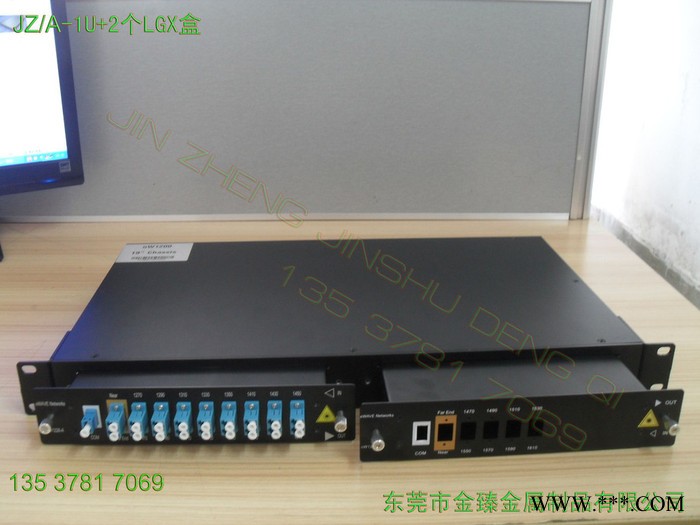 供应金臻1U铝型材插入式（LGX）波分设备机箱，铝合金机箱图4