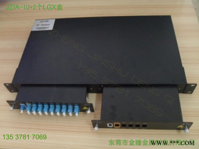 供应金臻1U铝型材插入式（LGX）波分设备机箱，铝合金机箱图3