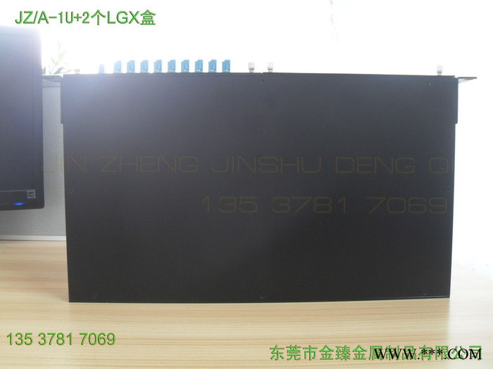 供应金臻1U铝型材插入式（LGX）波分设备机箱，铝合金机箱