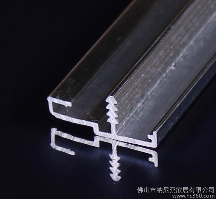 铝材 橱柜铝型材装饰条 家具门板铝合金封边条 暗门封边铝材图2