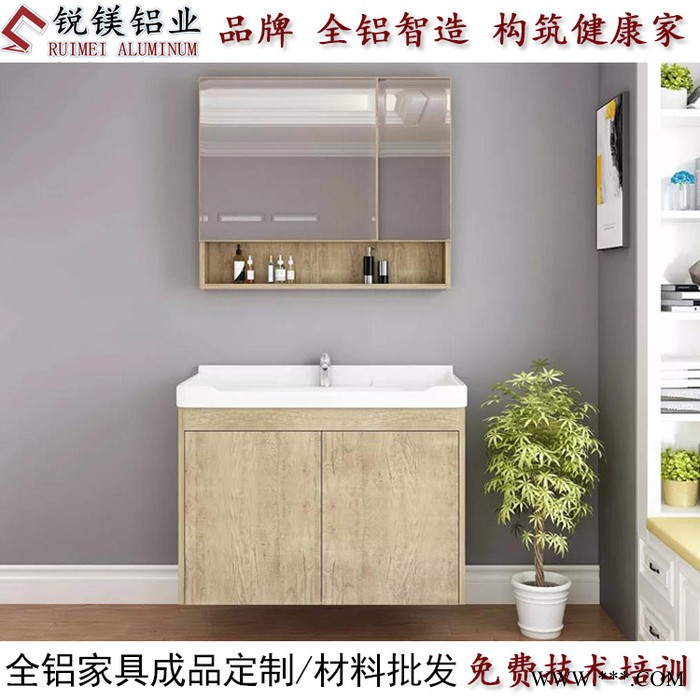 定制全铝浴室 铝合金橱柜柜铝型材批发 全铝家居铝材料**招商图2