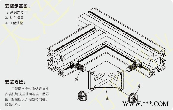 大连万程铝业 辽宁大连铝型材连接件铝角码角件4040图3
