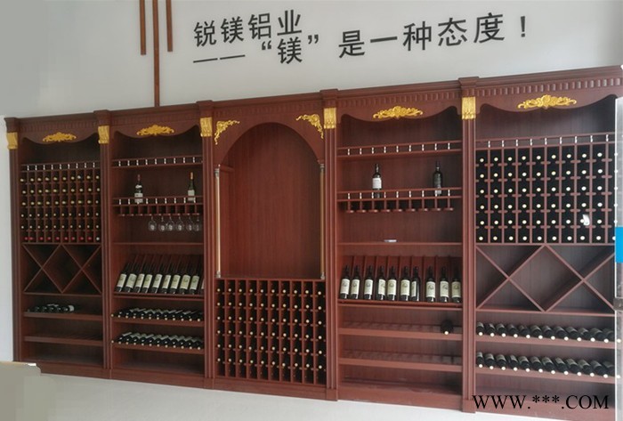 锐镁铝业铝型材订做铝合金全铝橱柜 全铝衣柜 全铝浴室柜 全铝酒柜铝材图6