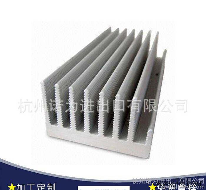 汽车功放散热型材 LED灯具梳子散热器铝材  浙江铝型材图2