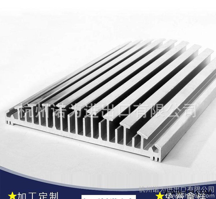汽车功放散热型材 LED灯具梳子散热器铝材  浙江铝型材