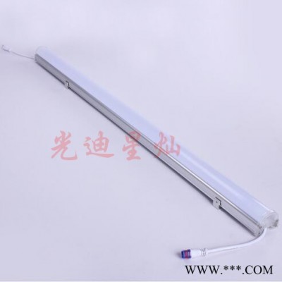 DC24V单色七彩led护栏管六段八十六段内外控数码管跑马灯铝型材底