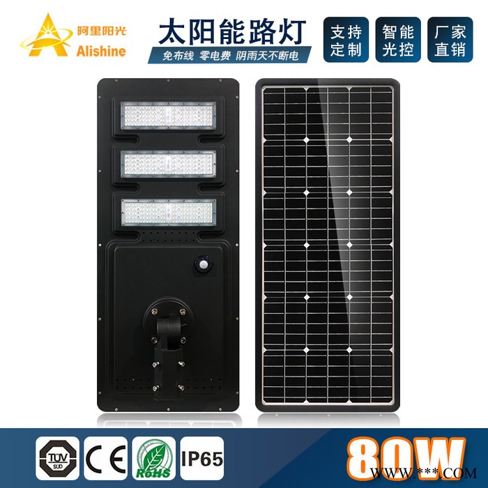 一体化太阳能路灯 出口**太阳能路灯 一体化灯 LED灯 LED路灯 三合一路灯 路灯控制器 光伏板 单晶硅 多晶硅图4