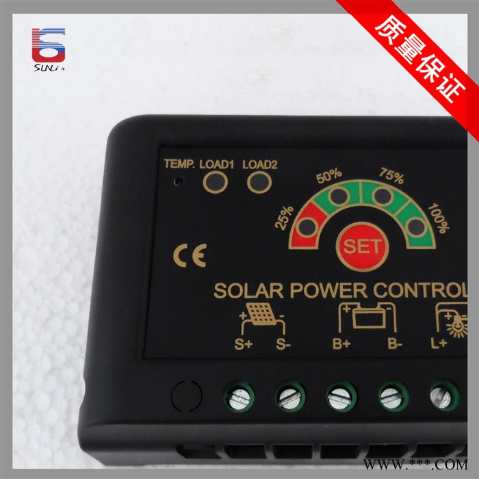 普通太阳能控制器 12V/24V 15AZ智能太阳能控制器 路灯控制器图3