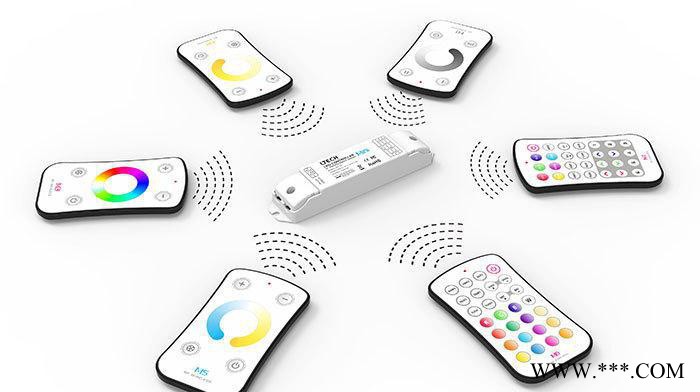 雷特rf控制器  led调光控制器 七彩效果 RGB灯控制器图2