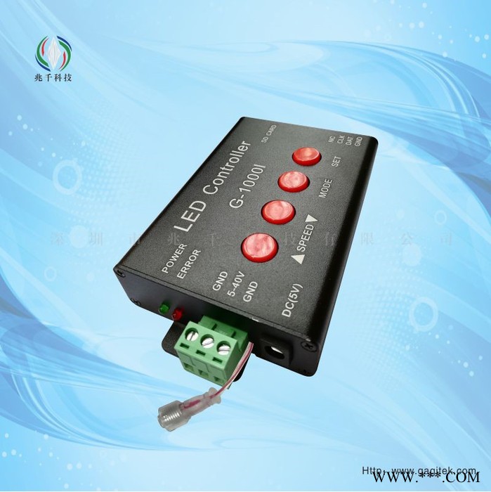 兆千科技G-1000I动感单车互动控制器、脱机全彩控制器、LED控制器、DMX512控制器、氛围灯控制器、 可编程控制器图6