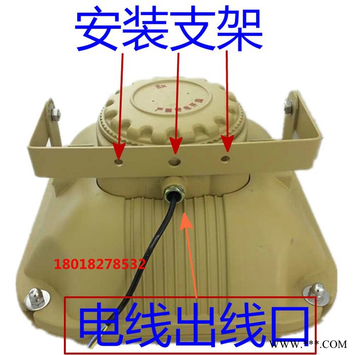 森本免维护节能防爆灯SBD1130-YQL150 防爆泛光灯150W 防爆无极灯图4